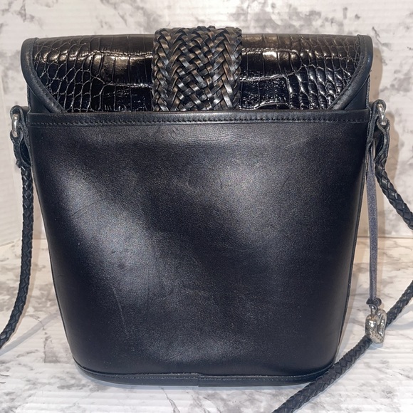 Vintage Brighton Black Bucket Crossbody bag - Picture 8 of 11